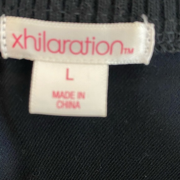 Gold glitter and black bomber jacket - Picture 4 of 4